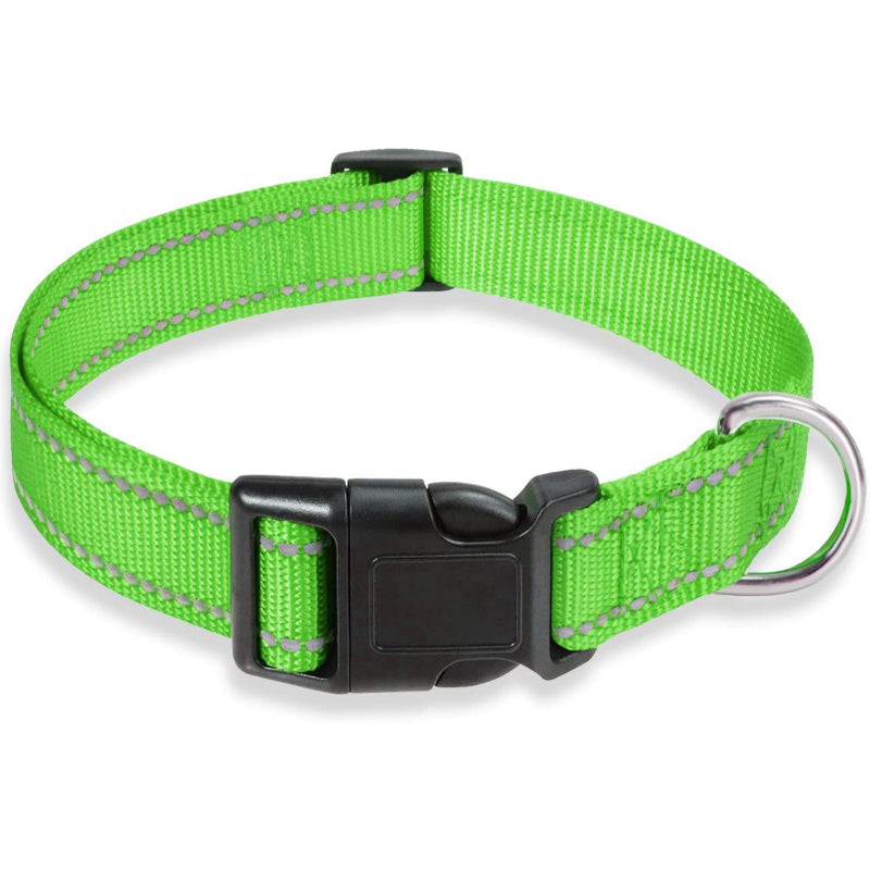 Adjustable Reflective Nylon Dog Collar