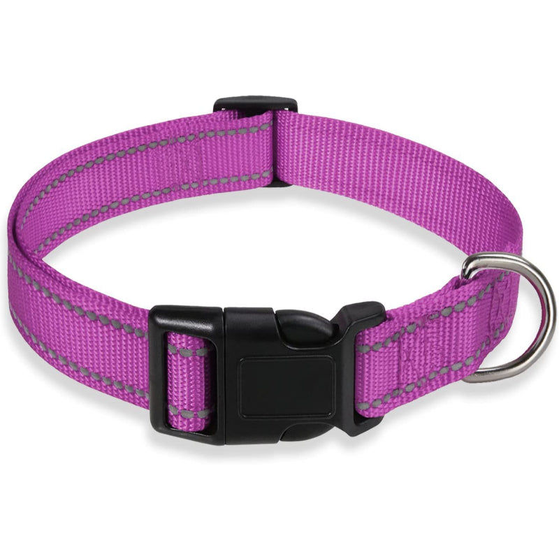 Adjustable Reflective Nylon Dog Collar