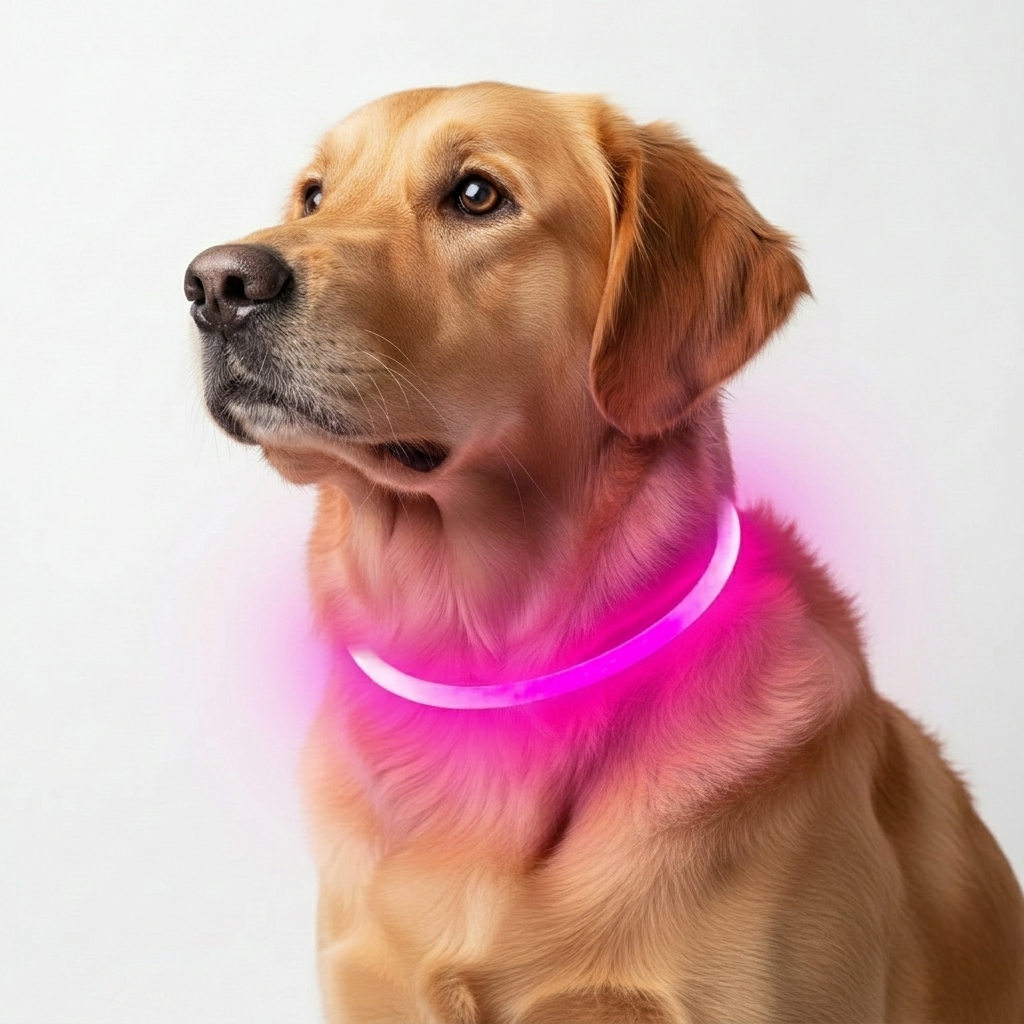 USB Rechargeable Glow Safety Dog Collar