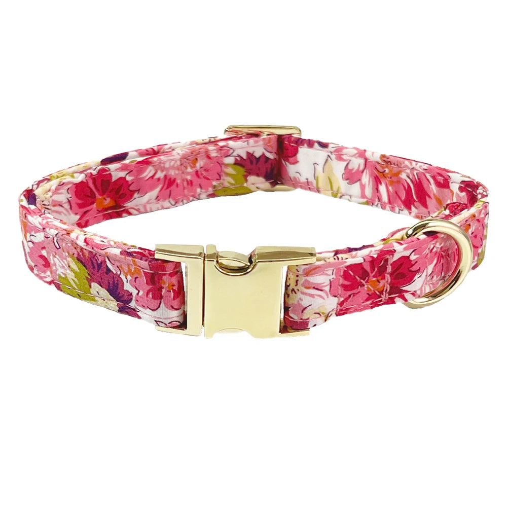 Personalized Dog Collar With Engraved Metal Buckle