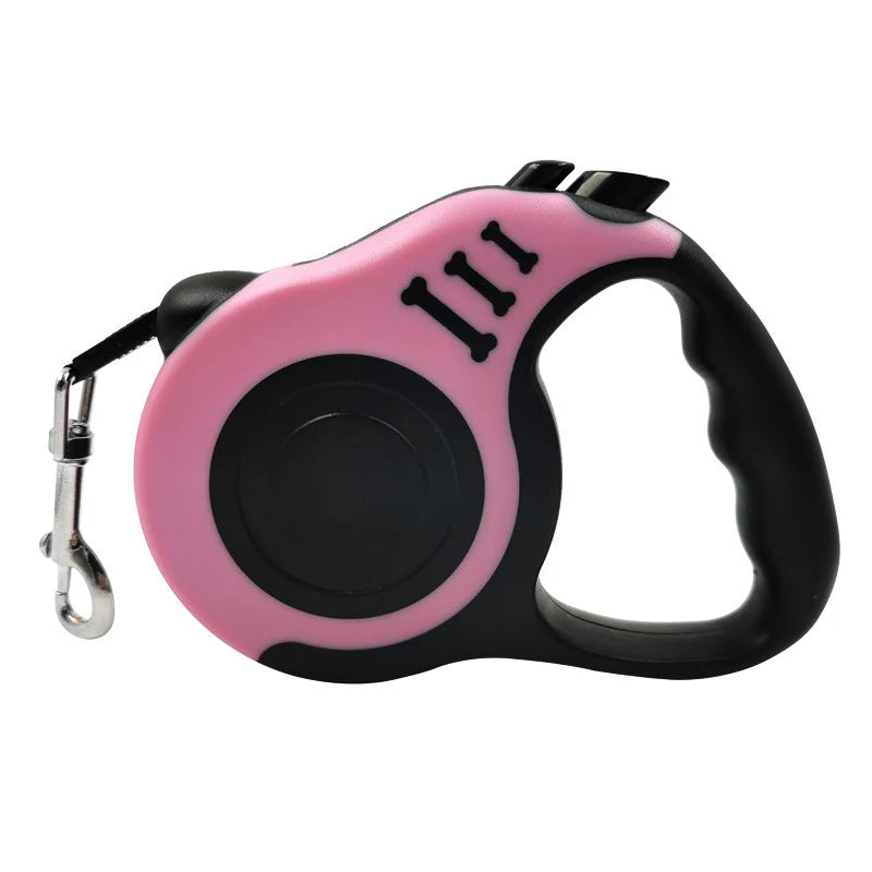 Automatic Retractable Dog Leash With Telescopic Pet Tape