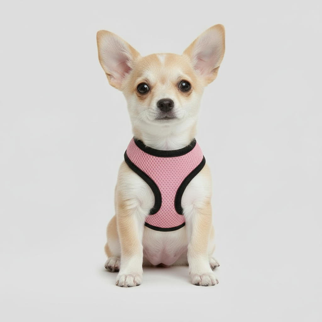 Soft Mesh Adjustable Dog Harness With Matching Leash