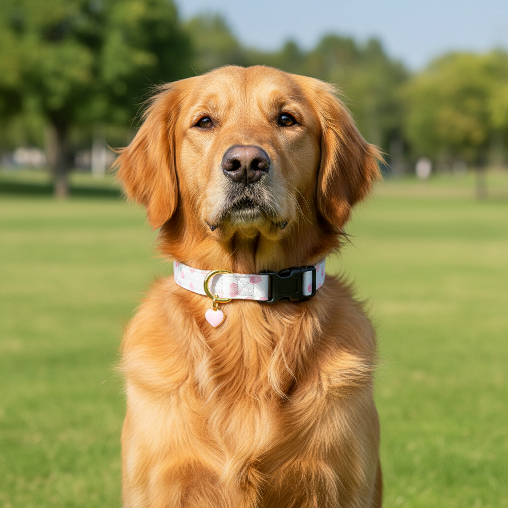 Trendy Dog Collar With Pendent