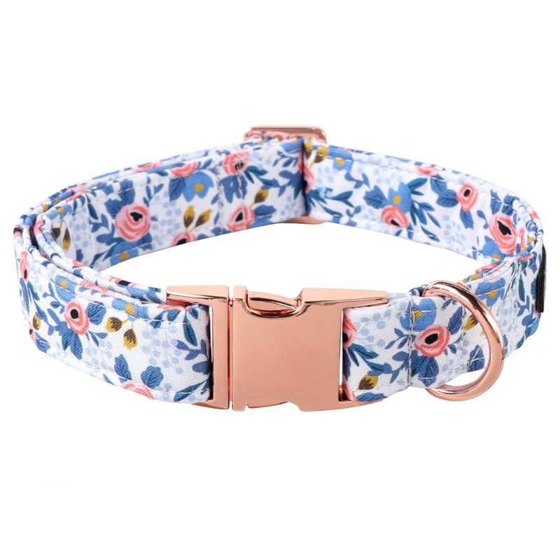 Dog Collar With Metal Buckle Adjustable Heavy Duty Nylon Collar