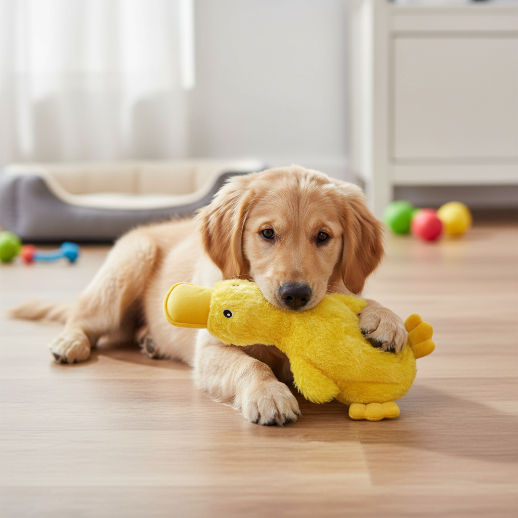 Interactive Squeaky Dog Chew Toy