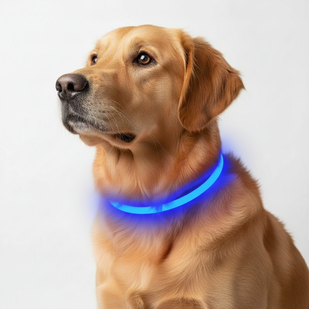 USB Rechargeable Glow Safety Dog Collar