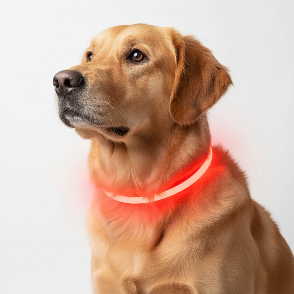 USB Rechargeable Glow Safety Dog Collar