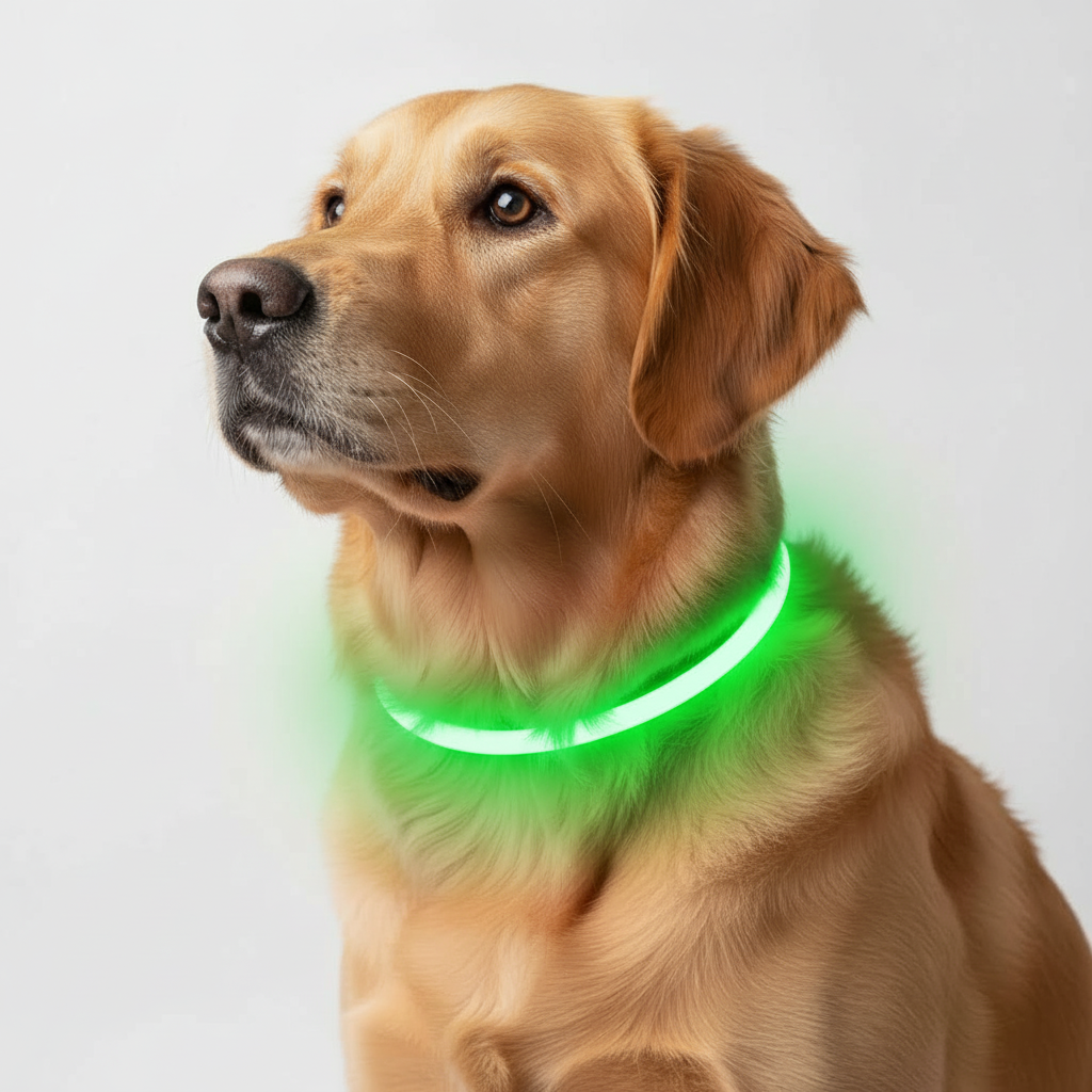 USB Rechargeable Glow Safety Dog Collar