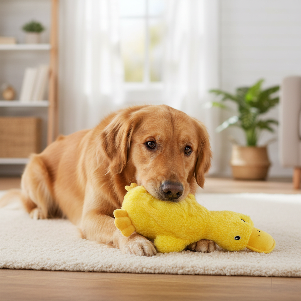 Interactive Squeaky Dog Chew Toy