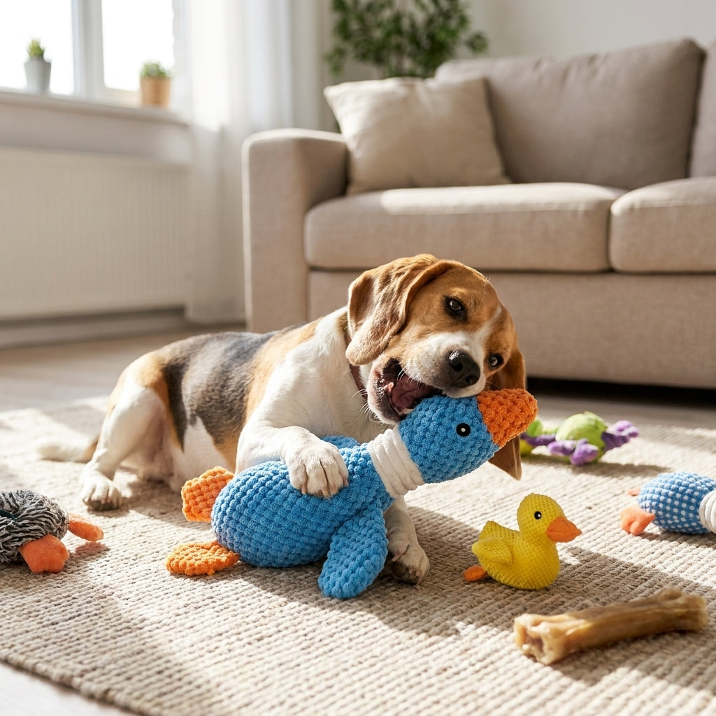 Stuffing Free Squeaky Dog Toy