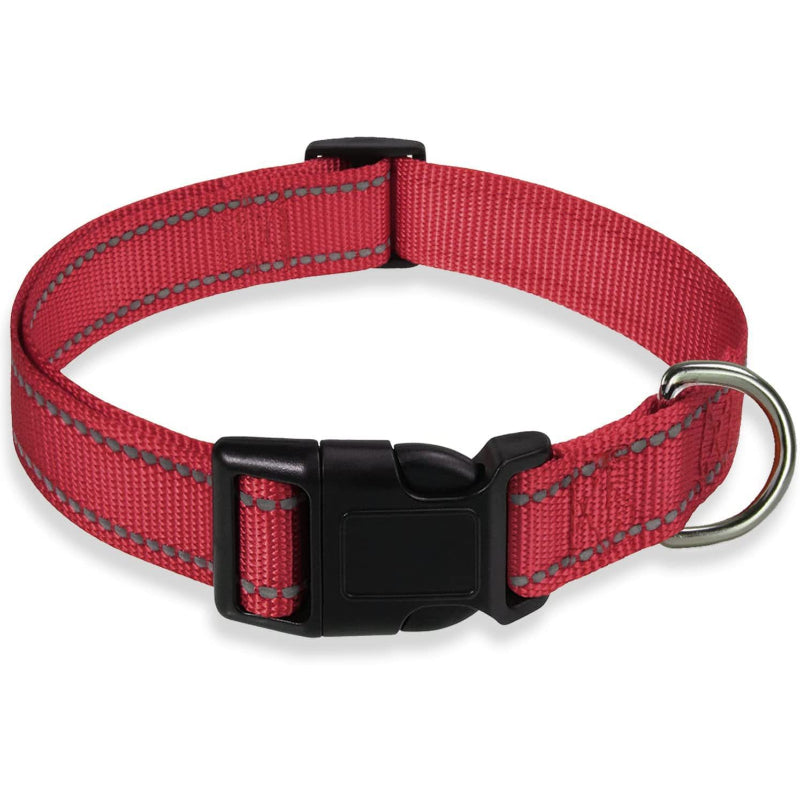 Adjustable Reflective Nylon Dog Collar